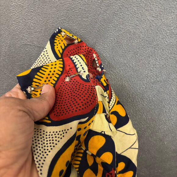 JiNaKI Skirt Seashells Puffy Midlength Wide Waist Swing Art to Wear Boho Western - Picture 13 of 13